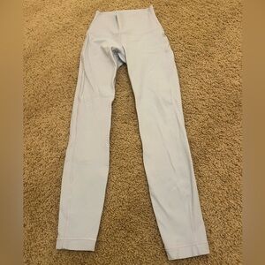 Lululemon Align HR pant 25”. Light blue. Size 2.